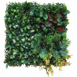 Lot de 16 murs de plantes artificielles - 50 x 50 cm - protection uv - d�coration murale pour l'int�rieur ...