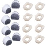 Lot de 16 pr� - filtres en mousse et filtres � charbon compatibles avec les fontaines petsafe drinkwell ...