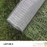 Lot de 2 : 10 mtres de grillage  poules 19mm pour clapier, poulailler, volire