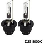 Lot de 2 ac d2s 8000k xenon hid ampoule lampe � d�charge phare ampoule de rechange hid lampe x�non 35w ...