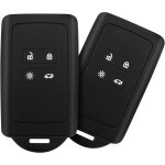 Jamais utilis�]lot de 2 accessoires pour cl� de voiture compatibles avec renault smart key 4 boutons, ...