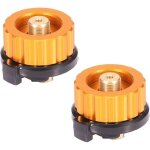 Lot de 2 adaptateurs pour r�chaud de camping - pour r�chaud de camping - br�leur � gaz - cartouches de ...