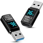 Lot de 2 adaptateurs usb a vers usb c 10 gbps usb3. 2 gen 2, type a m�le vers c 3. 2 femelle, compatible ...