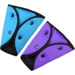 Lot de 2 ajusteurs de ceinture de s�curit�, style pliable et portable, coussinets d'�paule doux, bretelles ...