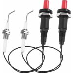Lot 2 allumeurs pi�zo�lectriques kzq, briquet gaz, pour gril, barbecue, chauffage gaz