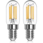 Lot de 2 ampoules led e14 pour r�frig�rateur blanc naturel 4000 k t22 ampoule pygm�e ses 25 w - 30 w ...