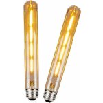 Lot de 2 ampoules led t30 e27 � long tube, ampoules d�coratives vintage 4w (remplace les ampoules halog�nes ...