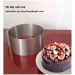 Lot de 2 anneaux  ptisserie extensibles, diamtre de l'anneau  gteau 22 - 40 cm avec chelle, anneau ...