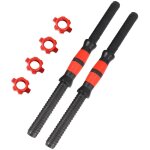 Tlily - lot de 2 barres d'halt�res � poign�e prime pour entra�nement sportif et salle de sport