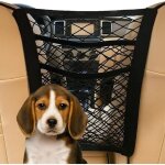 Lot de 2 barri�res de protection pour chien pour voitures, filet de s�curit� pour animaux de compagnie ...
