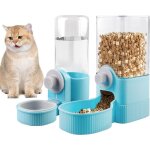 Lot de 2 biberons lapin 150?200 ml, anti - goutte, suspendus, pour rongeurs / lapins / hamsters, bleu ...