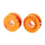 Lot de 2 bobines de fil de coupe - bordures longue dure wa0004. 1 de 3 m de diamtre, 1, 25 mm, compatibles ...
