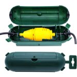 Lot de 2 bo�tes �tanches ip44 pour connexions �lectriques protection ext�rieure pour bricolage, jardinage ...