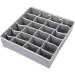 Lot de 2 boîtes de rangement pliables pour chaussettes, organiseurs de tiroir sous vêtements non tissé, ... Lot de 2 boîtes de rangement pliables pour chaussettes, organiseurs de tiroir sous vêtements non tissé, ...