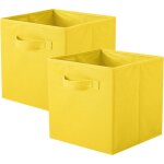 Lot de 2 bo�te de rangement pliables en tissu et tiroir de rangement pour placard et jouets, bo�te de ...