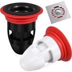 Lot de 2 bouchons anti - retour pour drain de sol de douche, bouchon anti - odeur pour cuisine et salle ...