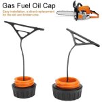 Lot de 2 bouchon de r�servoir de gaz bouchon d'huile pi�ces de rechange pour stihl 020 021 023 024 025 ...