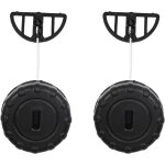 Lot de 2 bouchons de r�servoir d'huile pour tron�onneuse stihl ms180 ms170 018 017 ms 180 17