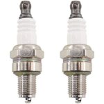 Lot de 2 bougies d'allumage pour stihl ms170 ms171 ms181 ms211 ms231 ms241 ms251 fs90 fs100 fs110 bg56 ...