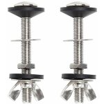Lot de 2 boulons de réservoir de toilettes à cuvette - kit de fixation universel en acier inoxydable ... Lot de 2 boulons de réservoir de toilettes à cuvette - kit de fixation universel en acier inoxydable ...