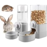 Lot de 2 bouteilles d'eau pour lapins - 520 ml - distributeur automatique d'eau pour lapins - 1200 ml ...