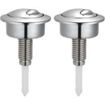 Lot de 2 boutons poussoirs � double chasse d'eau pour r�servoir de toilettes siamp pour optima 49 bouton ...