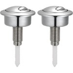 Lot de 2 boutons poussoirs à double chasse d'eau pour réservoir de toilettes siamp pour optima 49 bouton ... Lot de 2 boutons poussoirs à double chasse d'eau pour réservoir de toilettes siamp pour optima 49 bouton ...
