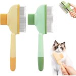 Lot de 2 brosse chat auto - nettoyante, brosse / peigne efficace pour toilettage des chats et chiens ...