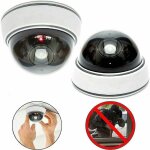 Lot de 2 caméras dôme professionnelles factice avec flash, objectif et led clignotante (blanc). - choyclit ... Lot de 2 caméras dôme professionnelles factice avec flash, objectif et led clignotante (blanc). - choyclit ...