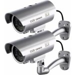 Lot de 2 caméras factices, caméras extérieures factices pour utilisation intérieure ou extérieure, avec ... Lot de 2 caméras factices, caméras extérieures factices pour utilisation intérieure ou extérieure, avec ...