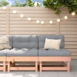 Maisonchic - lot de 2 canap�s centraux de jardin, salon de jardin, banquette de jardin bois massif douglas ...