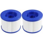 Jamais utilis]lot de 2 cartouches filtre spa a visser, filtre  vis pour spa gonflable pas de vis 60mm, ...