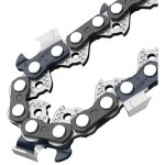 Lot de 2 chaînes 33 maillons pour tronçonneuse guide 20 cm (8 pouces) Lot de 2 chaînes 33 maillons pour tronçonneuse guide 20 cm (8 pouces)