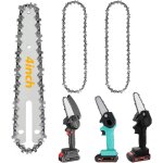 Lot de 2 chanes de trononneuse lectrique en acier de 4' accessoires de rechange pour trononneuse ...