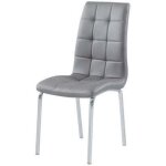 Lot de 2 chaises emma simili cuir