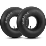 Lot de 2 chambres � air de rechange pour pneus de 15 x 6, 00 - 6, pneus de tondeuse � gazon, tuyau � ...