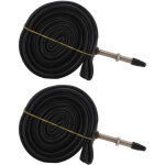 Lot de 2 chambres � air de v�lo 700x23c avec valve presta, en caoutchouc butyle, et 2 d�monte - pneus. ...