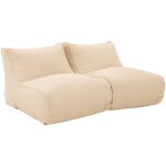 Lot de 2 chauffeuses ext�rieures ol�fine beige - pluma