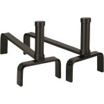 Lot 2 chenets valmor edilinox