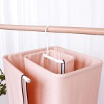 Lot de 2 cintres en spirale pour draps et couvertures ?blanc?