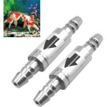 Lot de 2 clapets anti - retour unidirectionnels en acier inoxydable, tube diffuseur de r�gulateur de ...