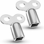 Lot de 2 cls de purge pour radiateur, pour tous les radiateurs, 5mm