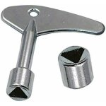 Lot de 2 cls triangulaires de 9 mm avec interrupteur  cl triangulaire pour ascenseur lectrique  ...