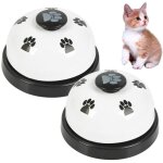 Lot de 2 clochettes d'�ducation canine, clochettes pour chien, clochettes pour l'apprentissage de la ...