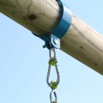 Lot de 2 colliers oscillants bois rond d10 cm pour balan�oires et si�ges b�b�