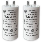 Lot de 2 ? condensateurs 3, 5 f pour moteur de volet roulant ou store ? compatible somfy, simu, nice ...