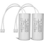 Lot de 2 condensateurs 4 uf pour moteur de volet roulant bubendorff dur�e de vie 10 000 heures condensateur ...