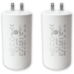 Lot de 2 ? condensateurs 5, 5 f v2 ? pour moteur de volet roulant ou store ? compatible somfy, simu, ...