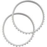 Lot de 2 courroies d'entra�nement rcx23002 aquavac tiger shark pour nettoyeur de piscine hayward aquavac ...