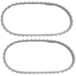 Lot de 2 courroies rcx23002 aquavac tiger shark pour nettoyeur de piscine hayward aquavac tiger shark ...